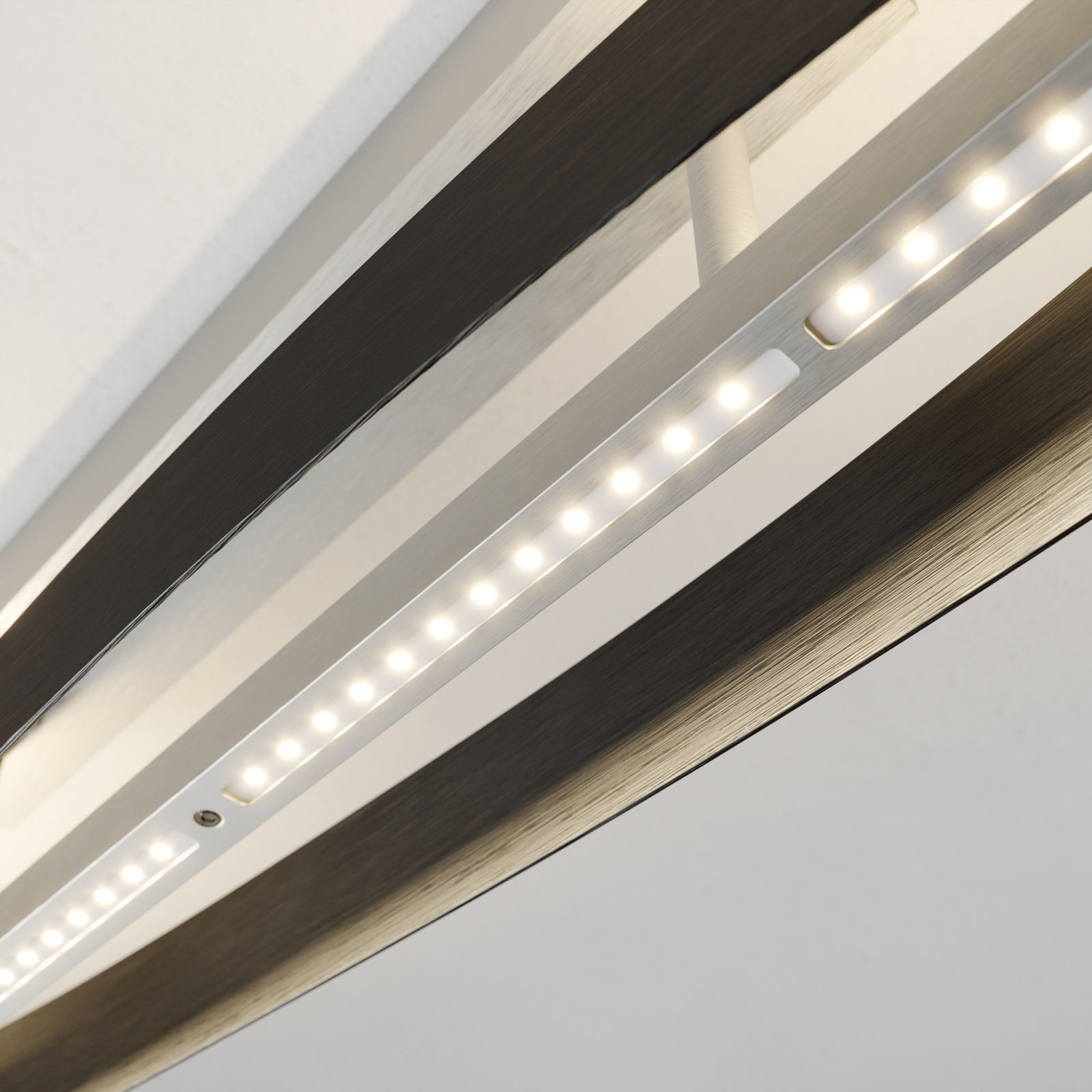 Rothfels Lian lámpara LED de techo, negro aluminio