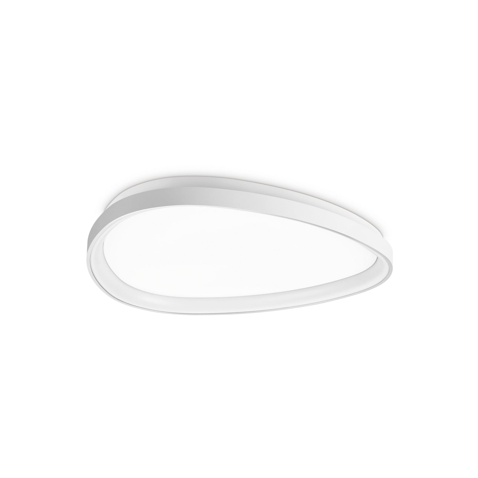 Plafonieră LED IDEAL LUX Gemini albă 61 cm 2700 K cu comutator pornit/oprit - Camera de zi / sufragerie - Modern - Metal