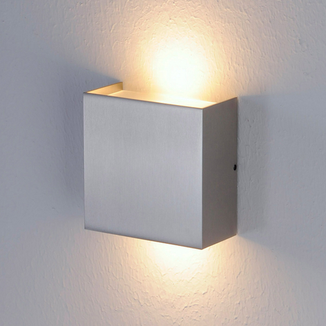 Finish in Nickel matt - LED-Wandlampe Mira
