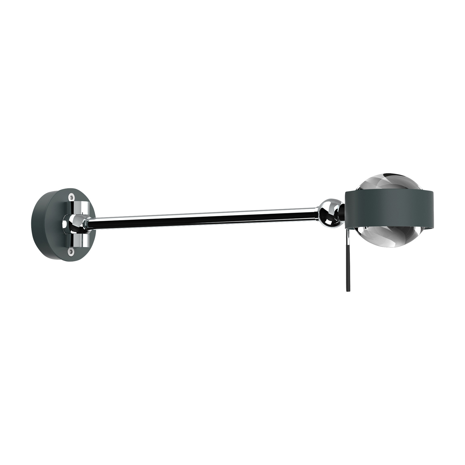 Puk Mini Hotel LED wall light, 30cm, clear lenses