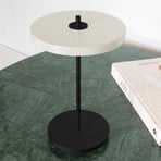 UMAGE LED table lamp Asteria Move pearl white/black 31cm