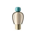 Easy Peasy ToGo Bordslampa Lagoon Turquoise/Honey/Gold - Lodes