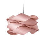 Suspension LZF Link, rose clair/nickel, Ø 46 cm, bois