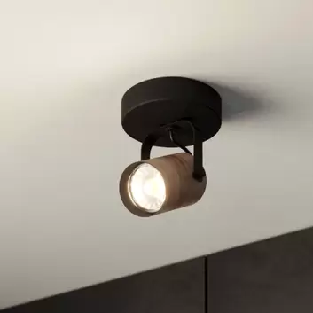 schwarz, Landon Smart, LED-Deckenspot Höhe 8,2 cm