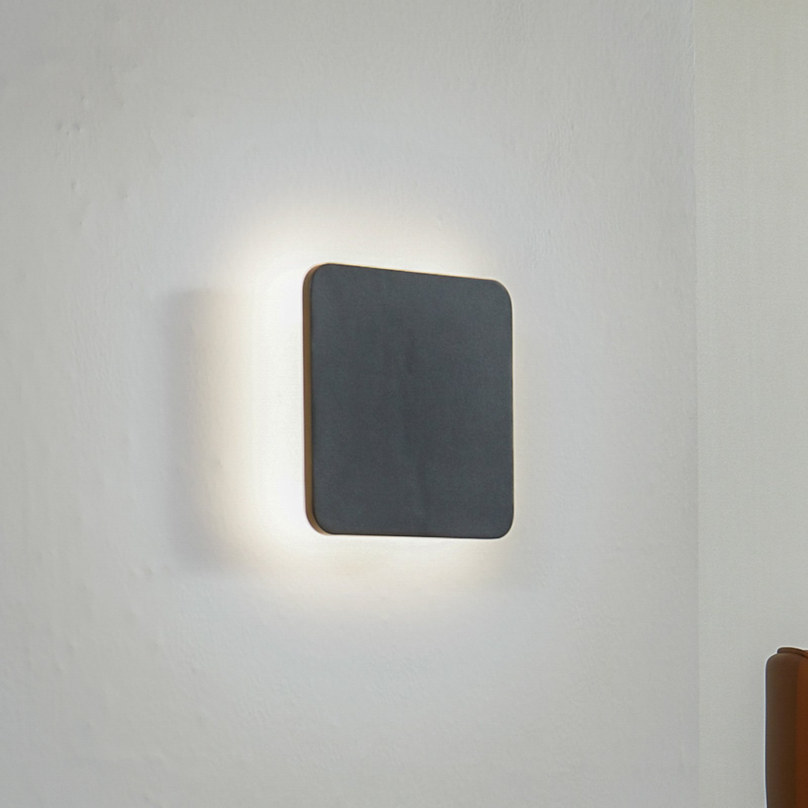 Elrik LED Seinävalaisin 22 cm Musta - Lucande