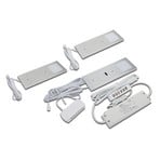 LED lampa ispod ormarića Eco-Pad F 3x set 3.000K aluminij