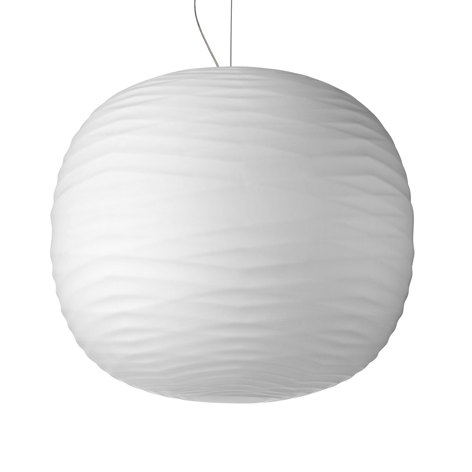 Foscarini Gem E27 LED pendant light made of glass