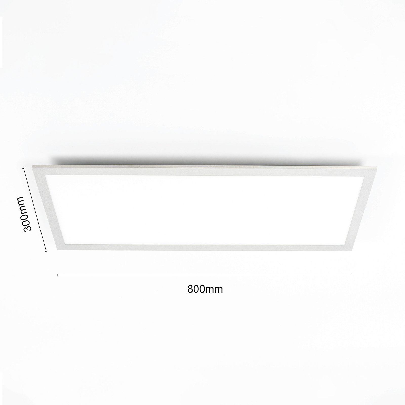 Livel LED Deckenleuchte CCT 80x30 White/Silver - Lindby