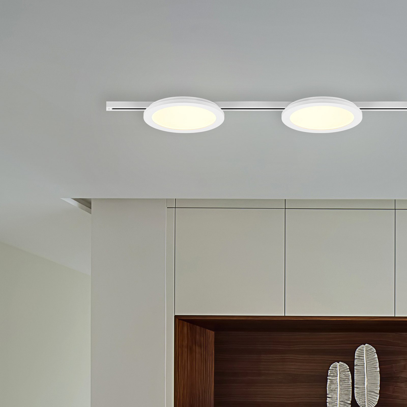 Kit de rails DUOline Camillus, blanc, 3 m, 6 LED à 2 lampes Kit de rails DUOline Camillus, blanc, 3 m, 6 LED à 2 lampes