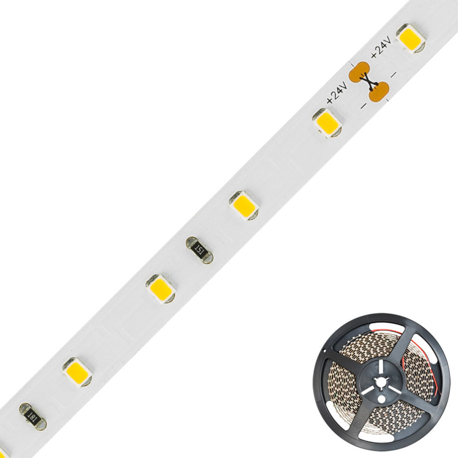 EVN STR5424 -LED-nauha, IP54, 5 m, 24 W, 2 700 K