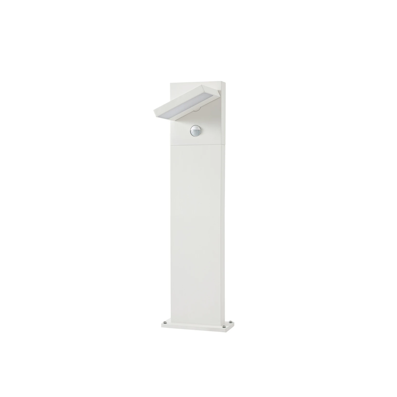 Φωτιστικό διαδρόμου LED Lucande Silvan, λευκό, 65 cm, με αισθητήρα, IP54