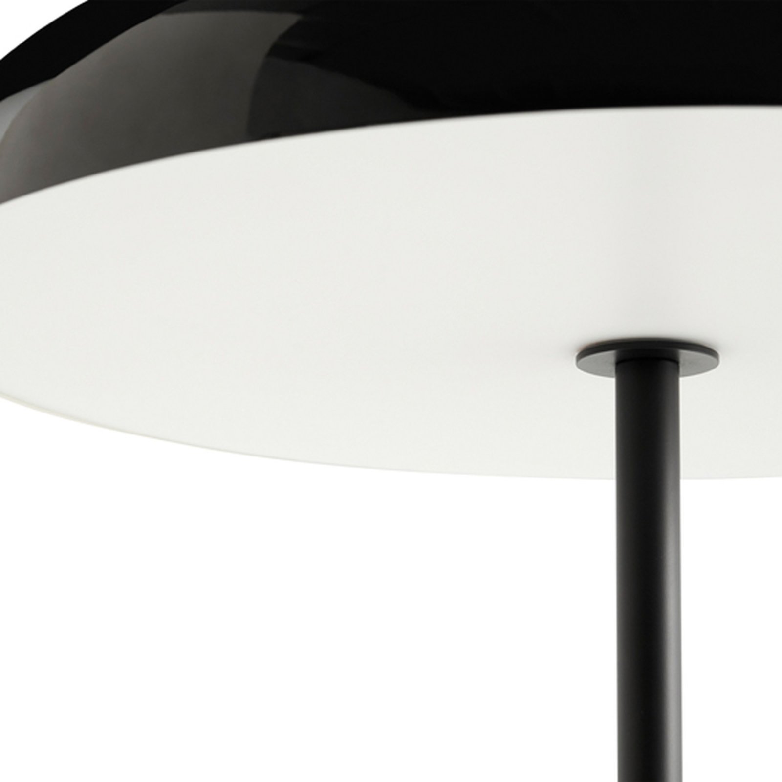 Dizajnová stojacia lampa HAY Pao, čierna