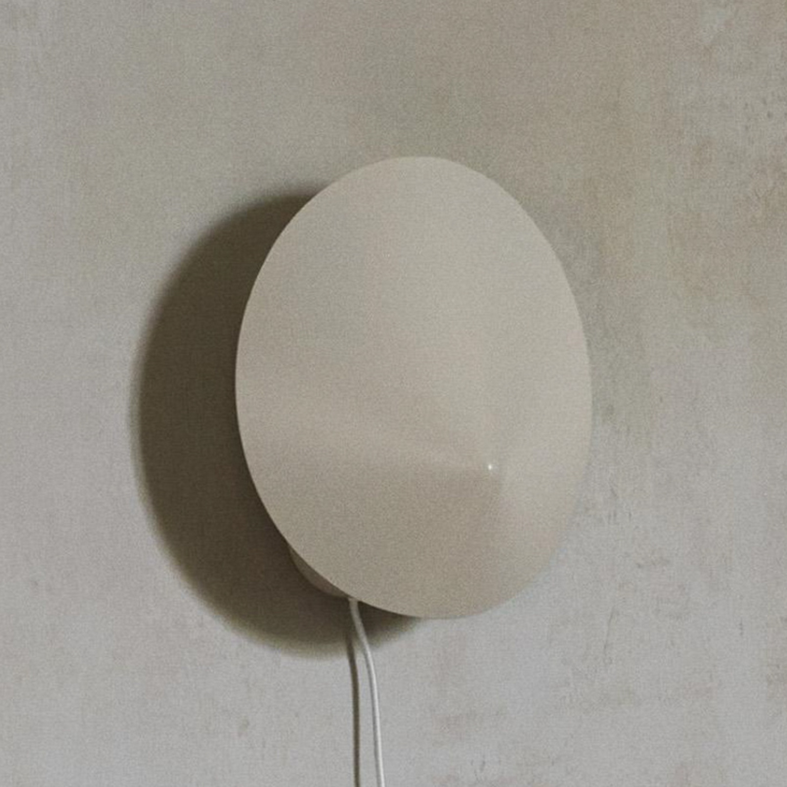 ferm LIVING Applique murale Arum Sconce, beige, 29 cm, connecteur