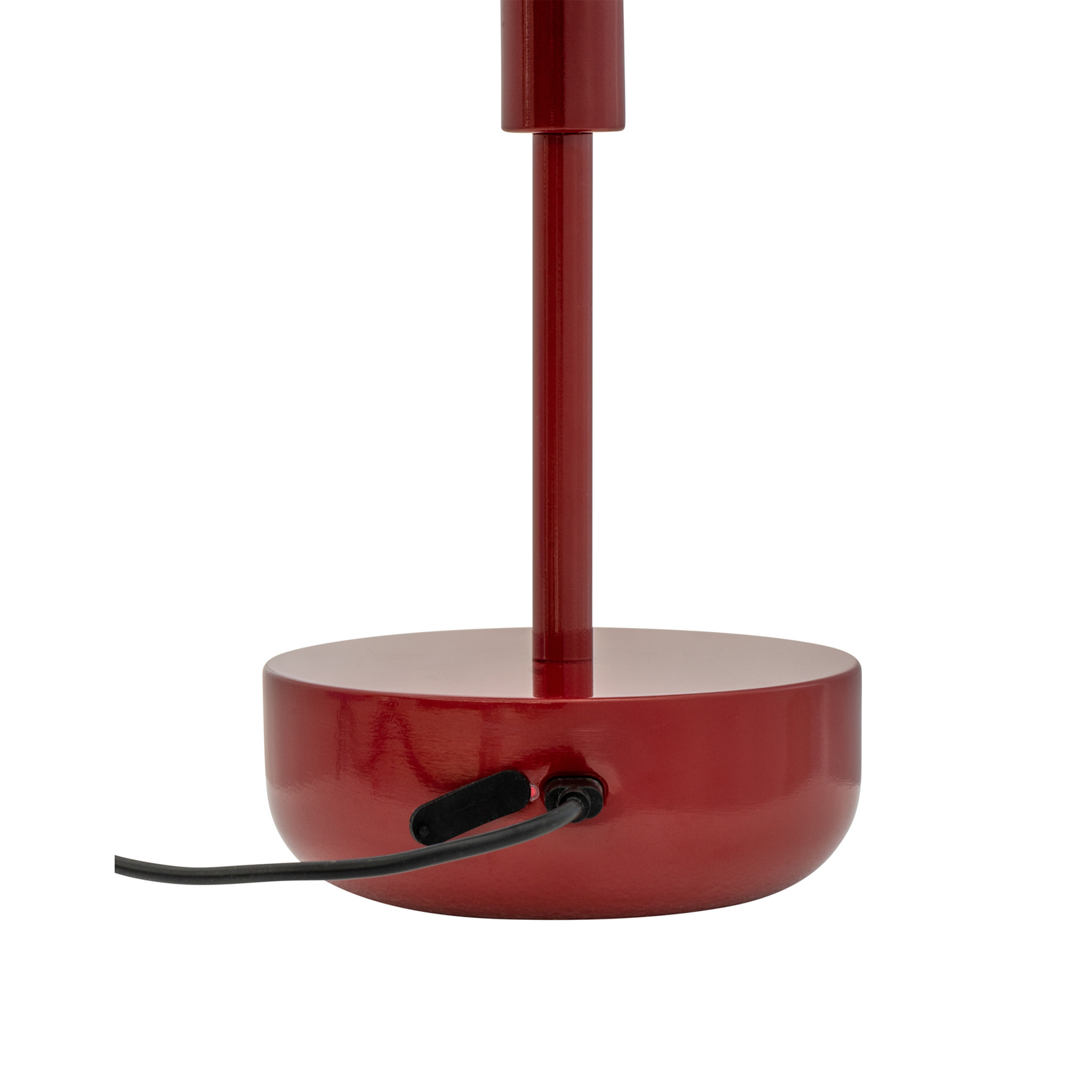 Candeeiro de mesa DYBERG LARSEN Haipot IP44 bateria recarregável vermelho