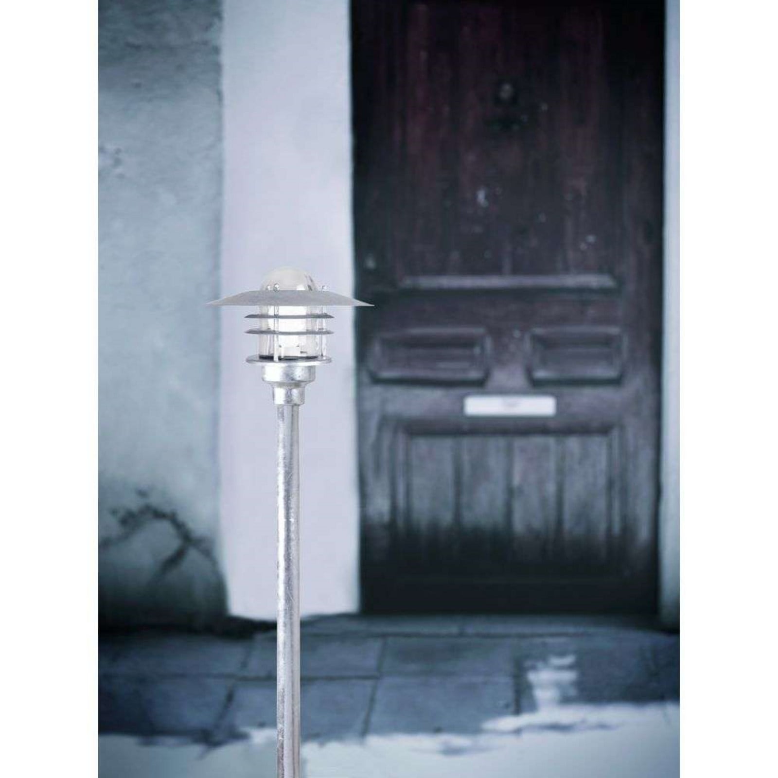 Agger tr&auml;dg&aring;rdslampa Galvanised Nordlux - Terrass - Metall