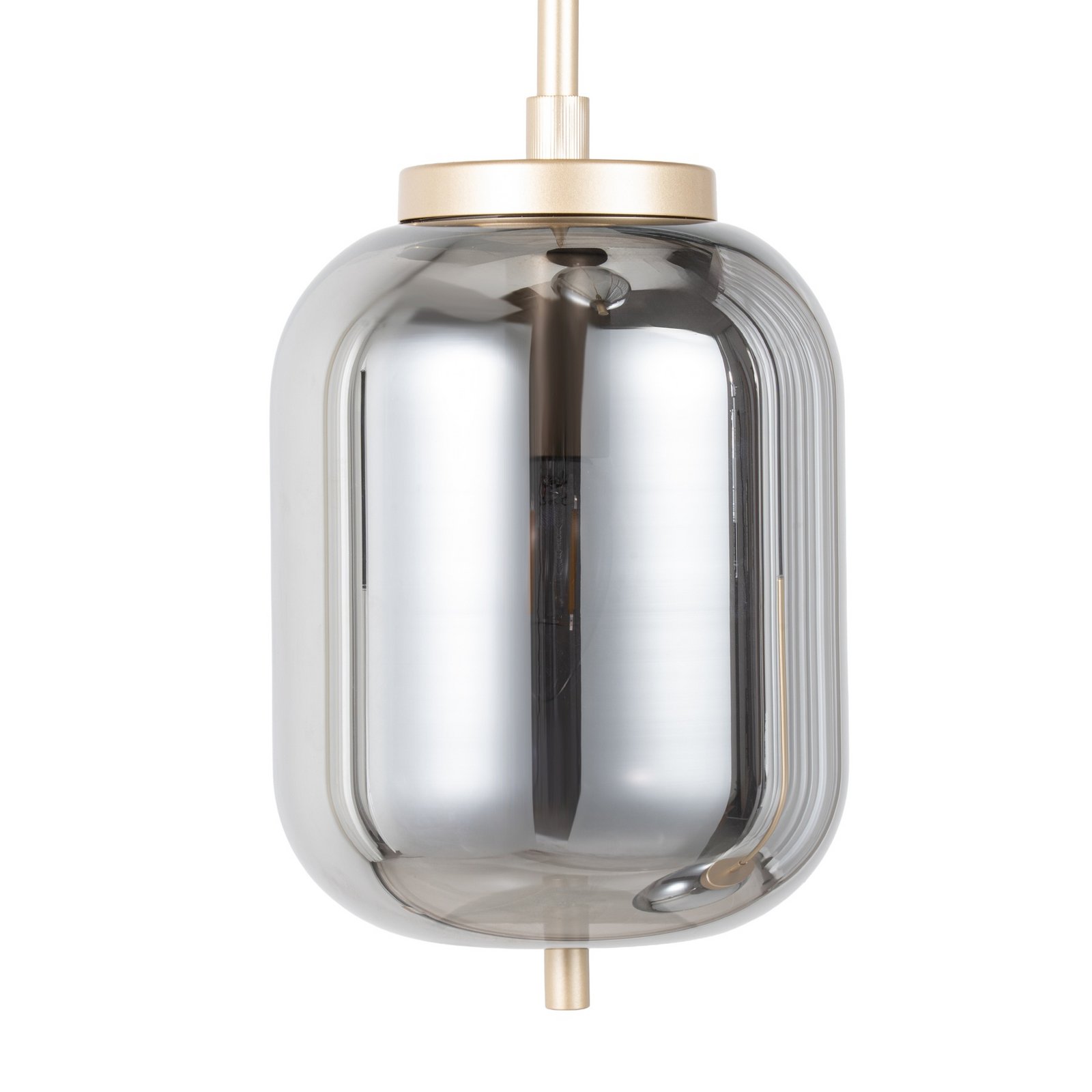 Lucande Hängeleuchte Elani, 3-flammig, Ø 36 cm, Glas