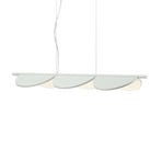 FLOS Almendra Linear LED hanging light, three-bulb