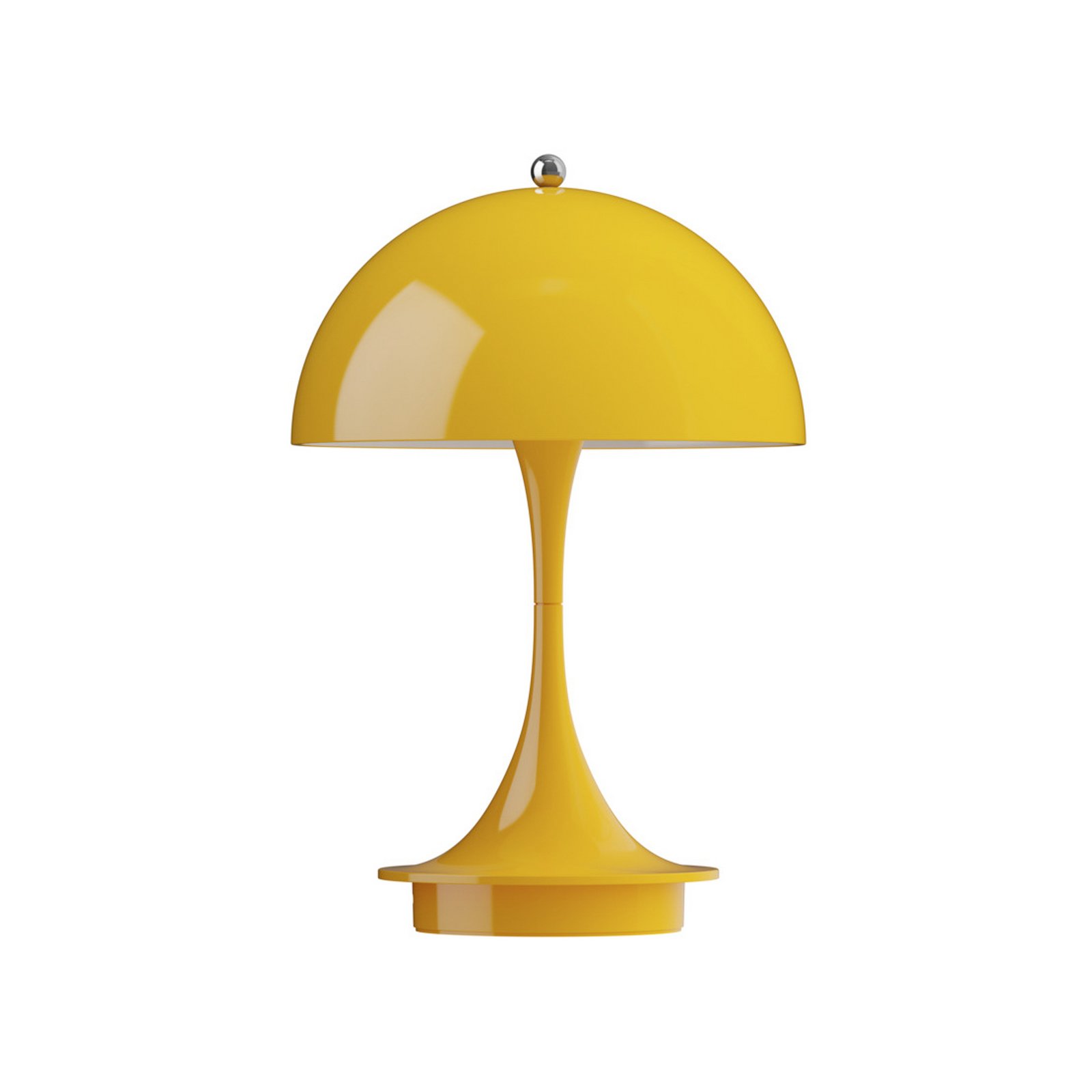 Panthella 160 Portátil Candeeiro de Mesa V3 Opaque Amarelo - Louis Poulsen