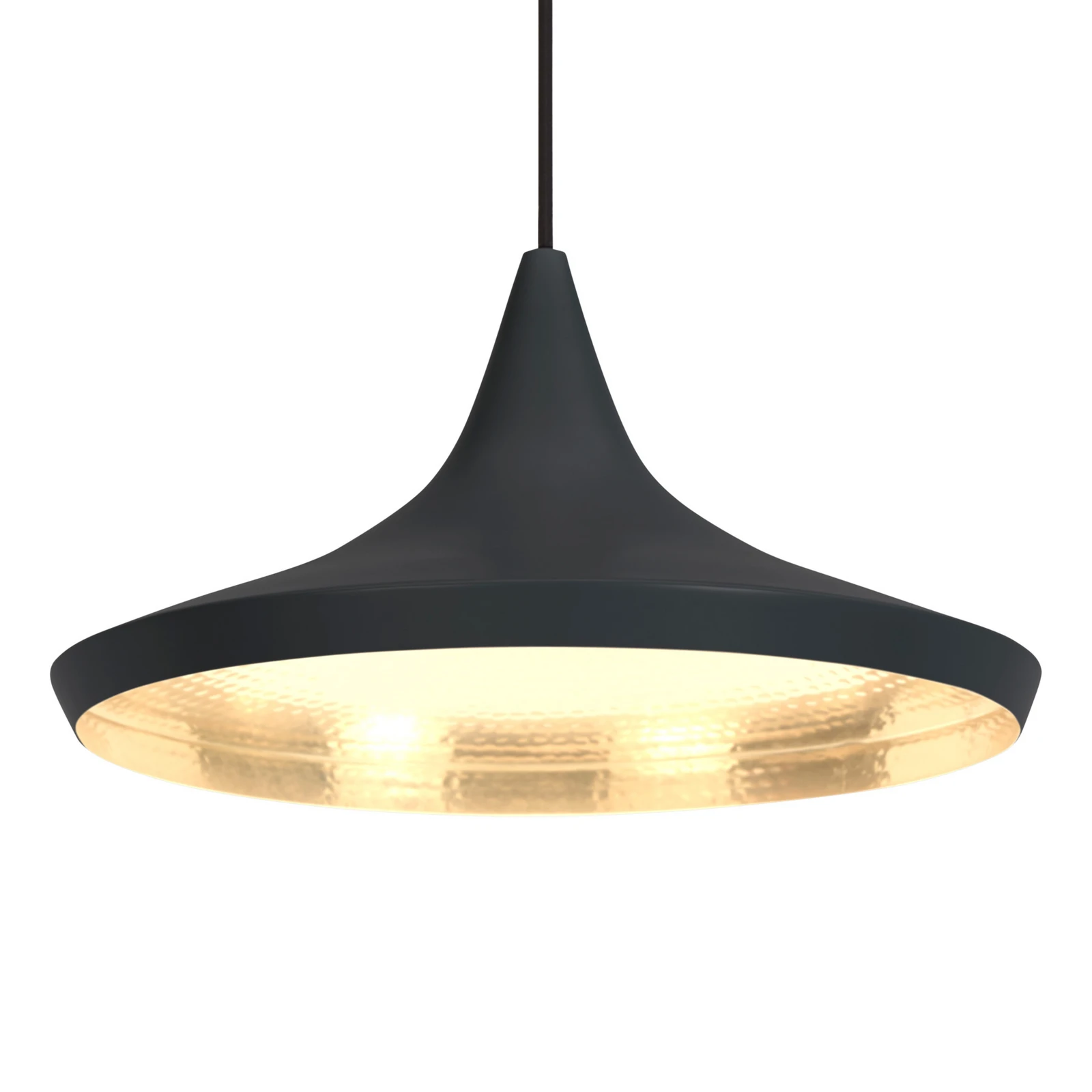 Tom Dixon Beat Wide LED viseča luč, črna