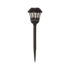 Čipka LED solárne zemné svetlo, čierna, výška 31 cm, sada 4 ks
