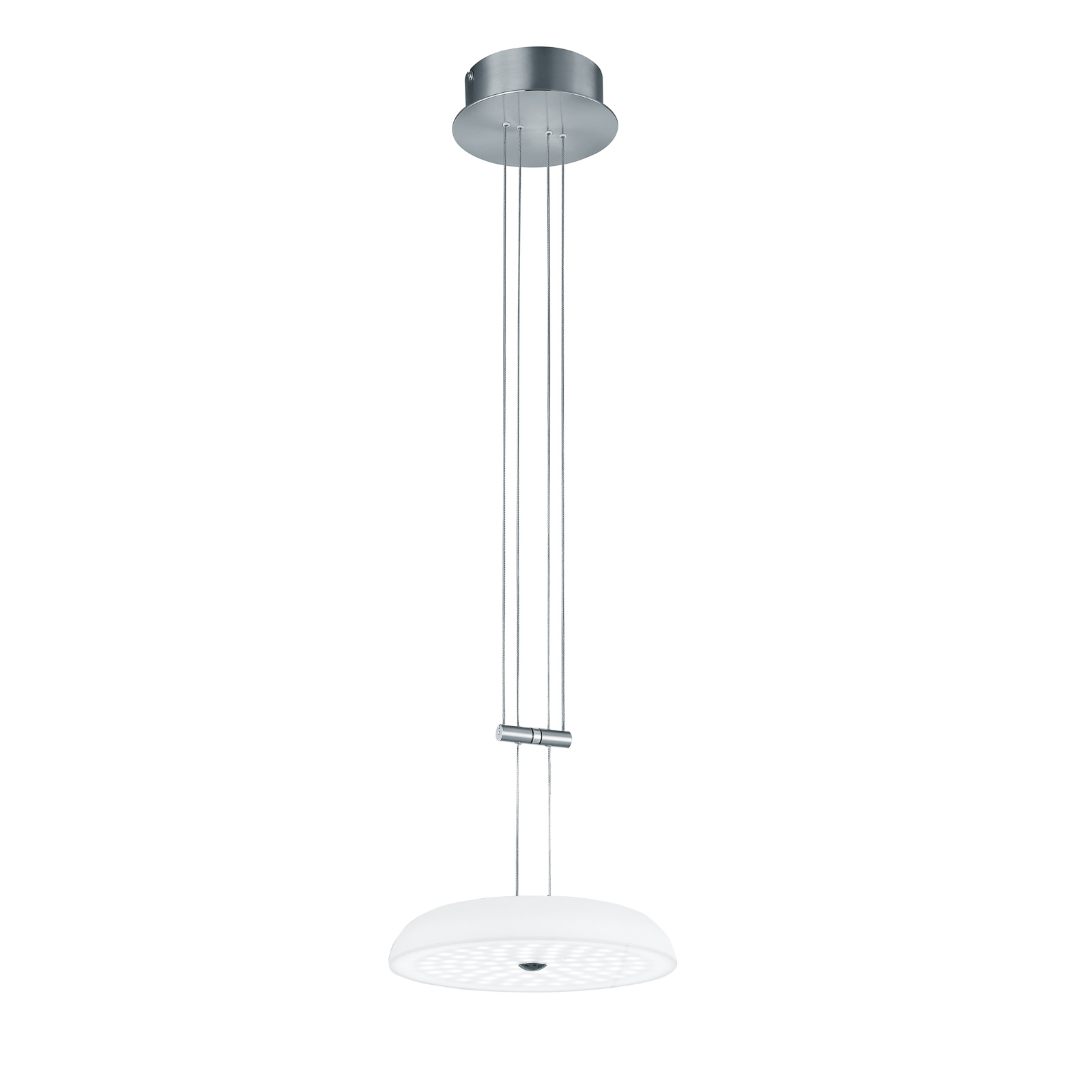 BANKAMP Vanity hanglamp 1 lampje nikkel Ø 25 cm