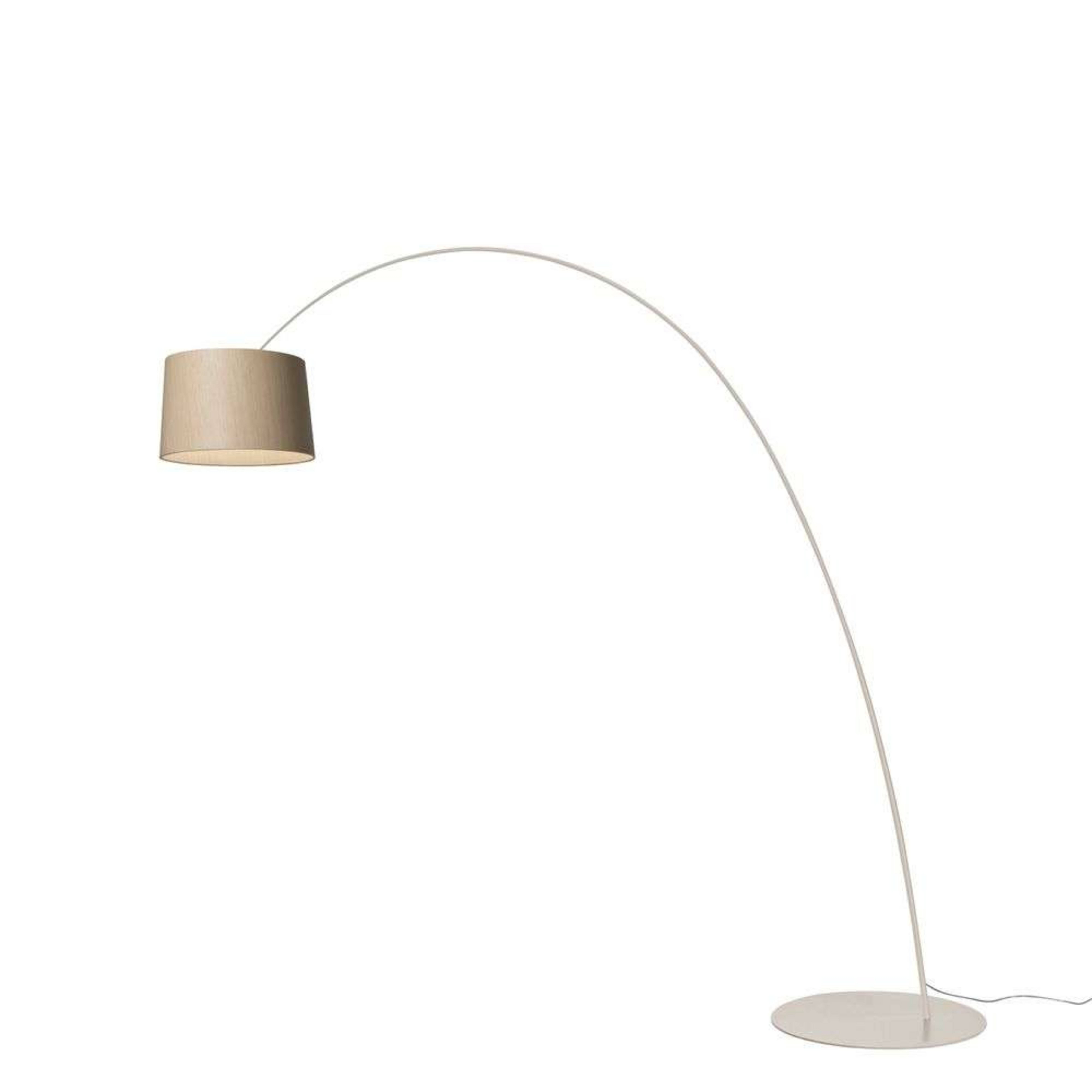 Twiggy Elle Wood Floor Lamp, Grey/Wood, Dimmable - Foscarini