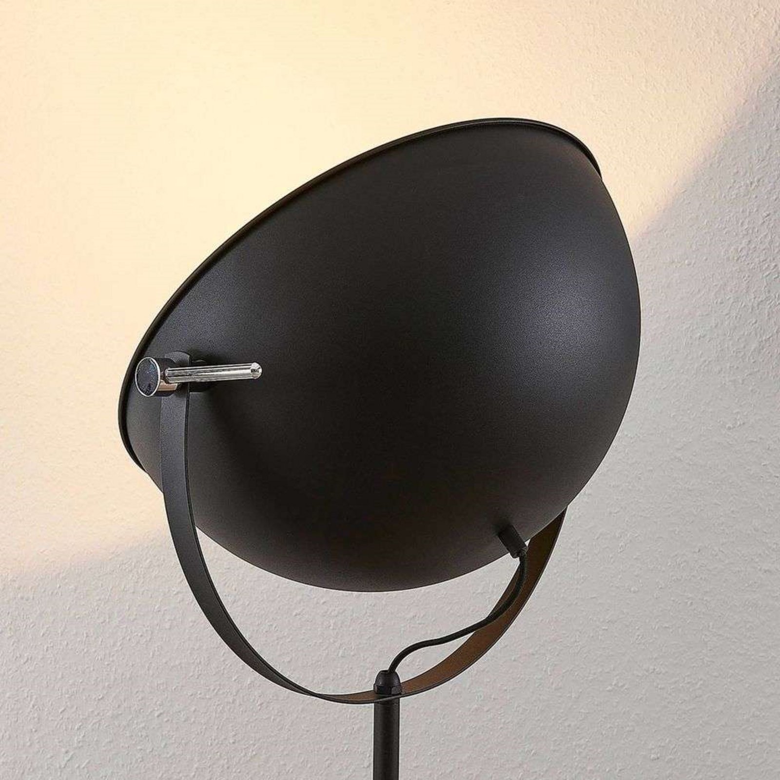 Muriel 1 Floor Lamp Black/Gold - Lindby
