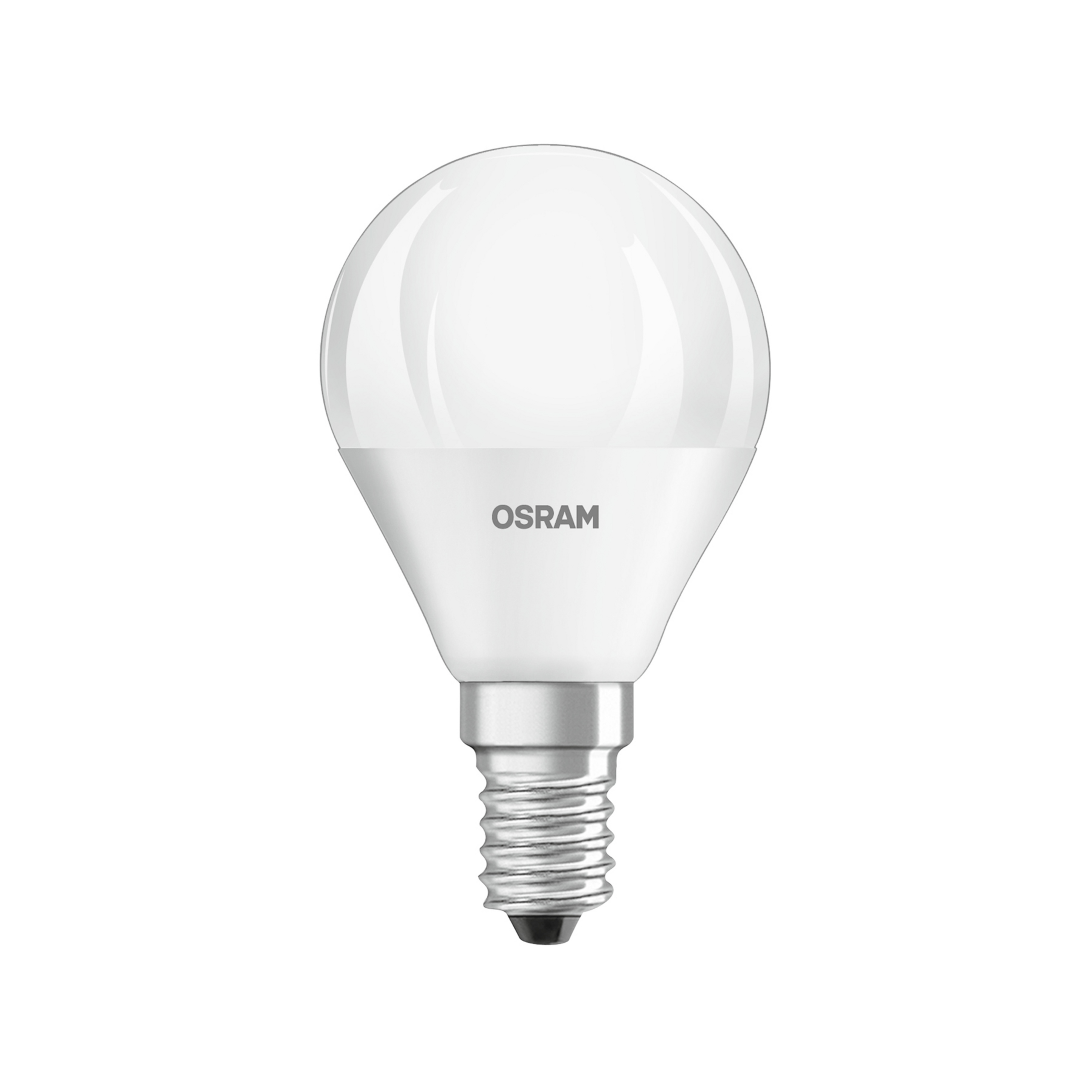 OSRAM goutte LED E14 4,9W Base P40 840 mate x3