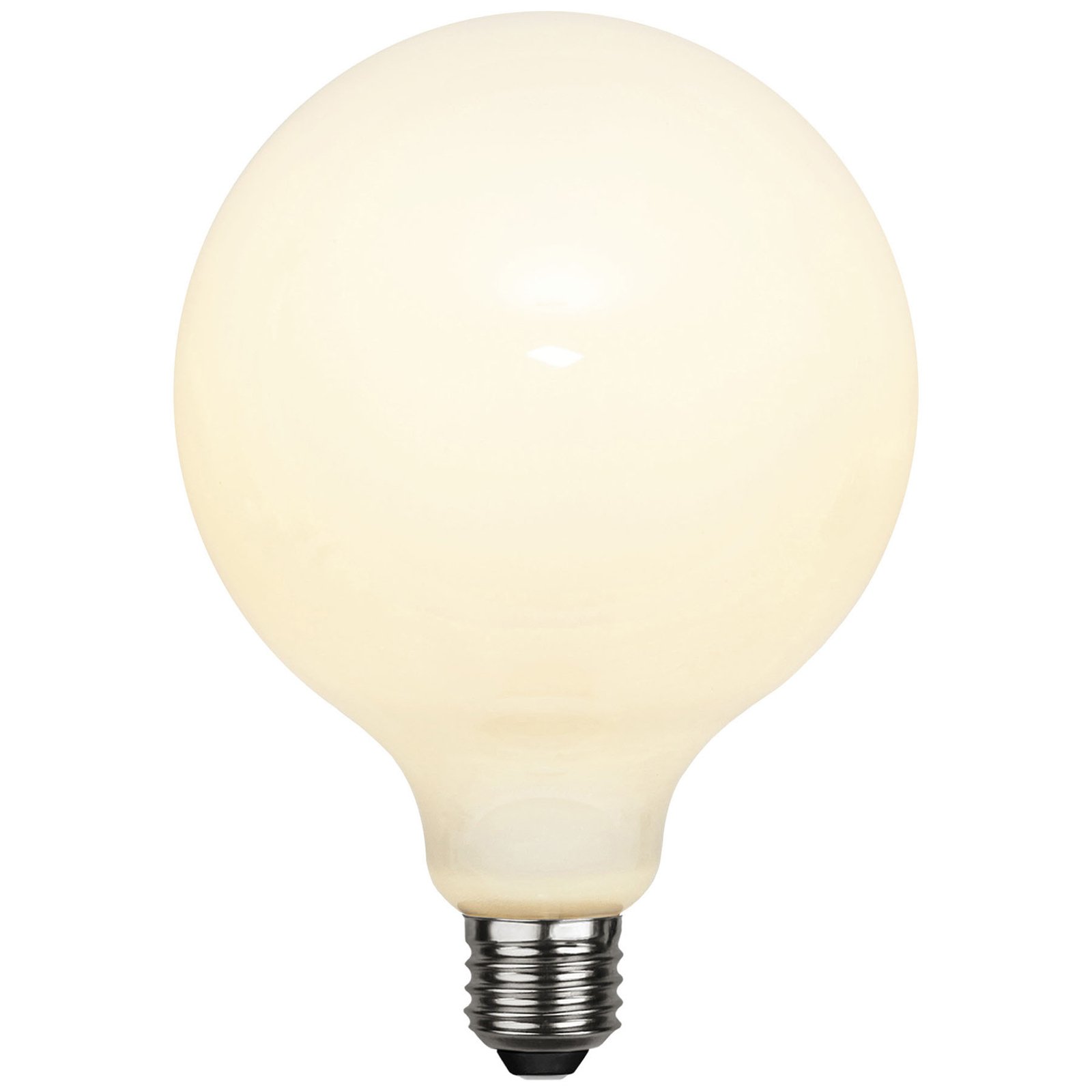 Globe LED bulb E27 G125 7.5 W 3-step dim, opal