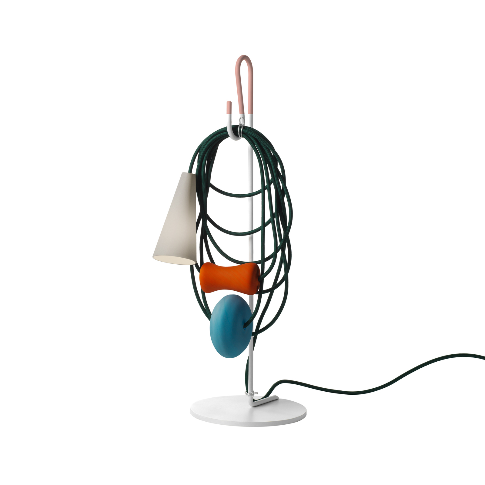 Foscarini Filo LED-Tischleuchte mit Textilkabel