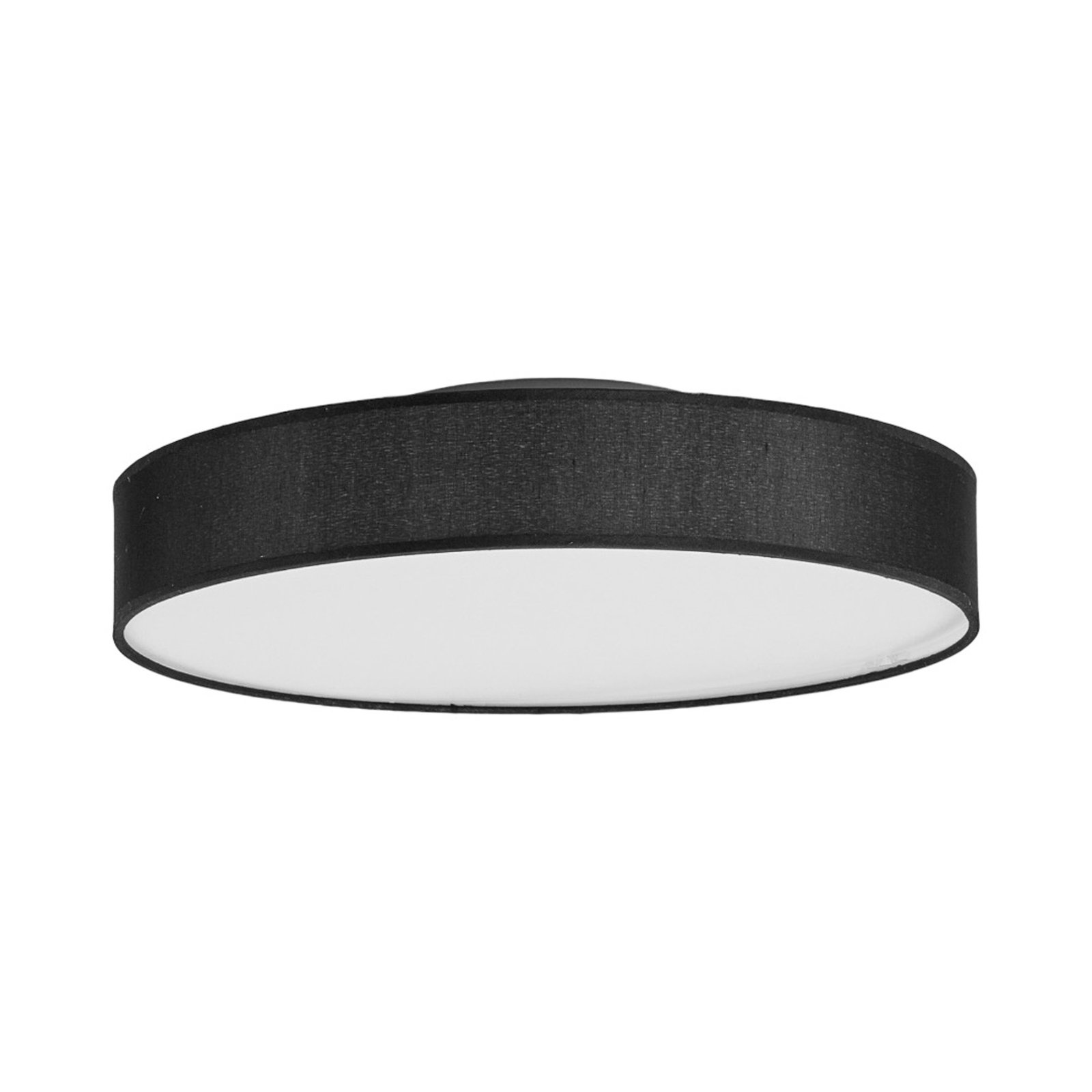 LED-Stoffdeckenlampe Saira, 40 cm, schwarz