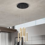 LED pendant light Prado, 8-bulb, Ø 40 cm, dimmable