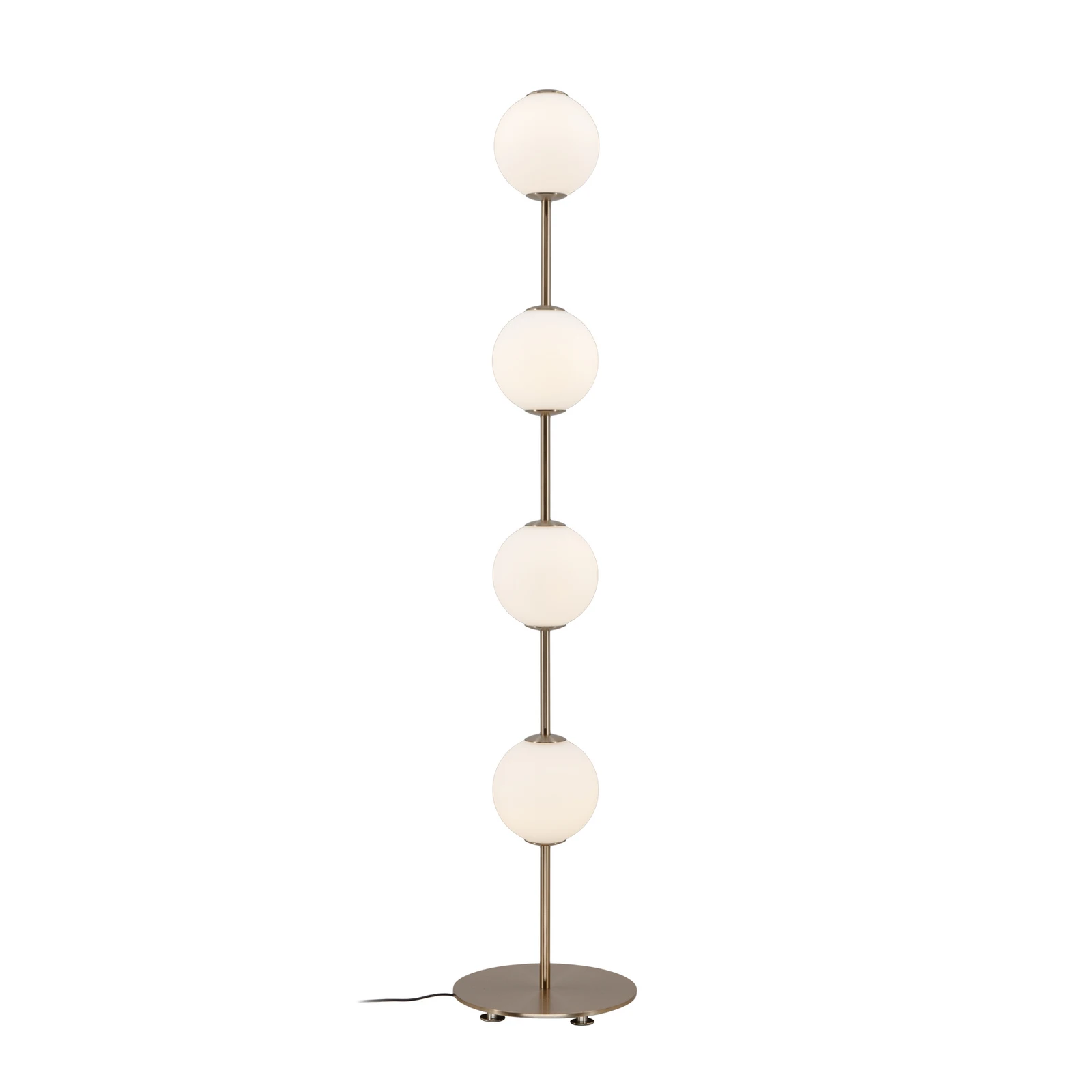 UMAGE LED floor lamp Audrey, brass colour Height 128 cm 4-bulb
