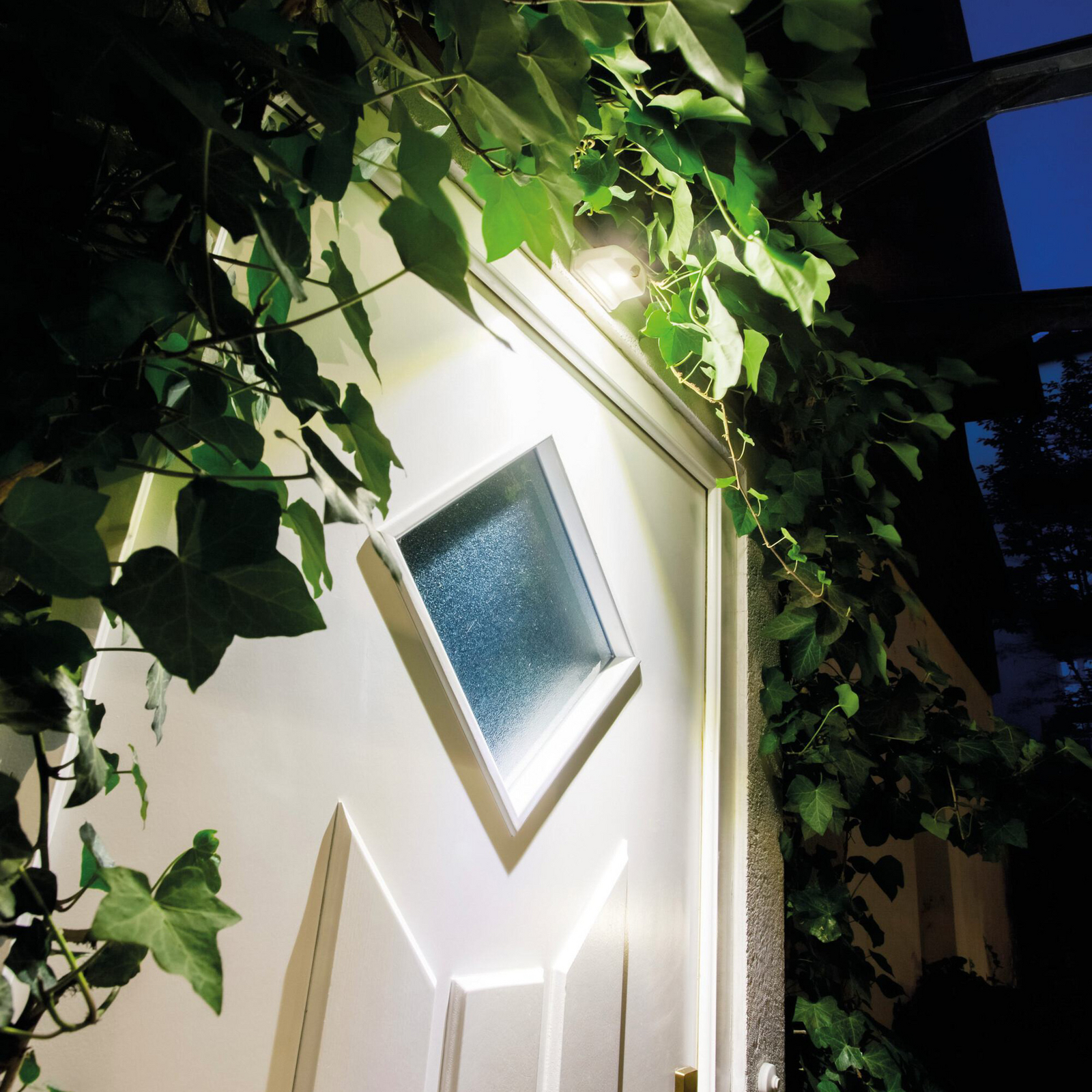 OSRAM LED-Außenwandlampe DOORLED DOWN, weiß, Sensor Batterie