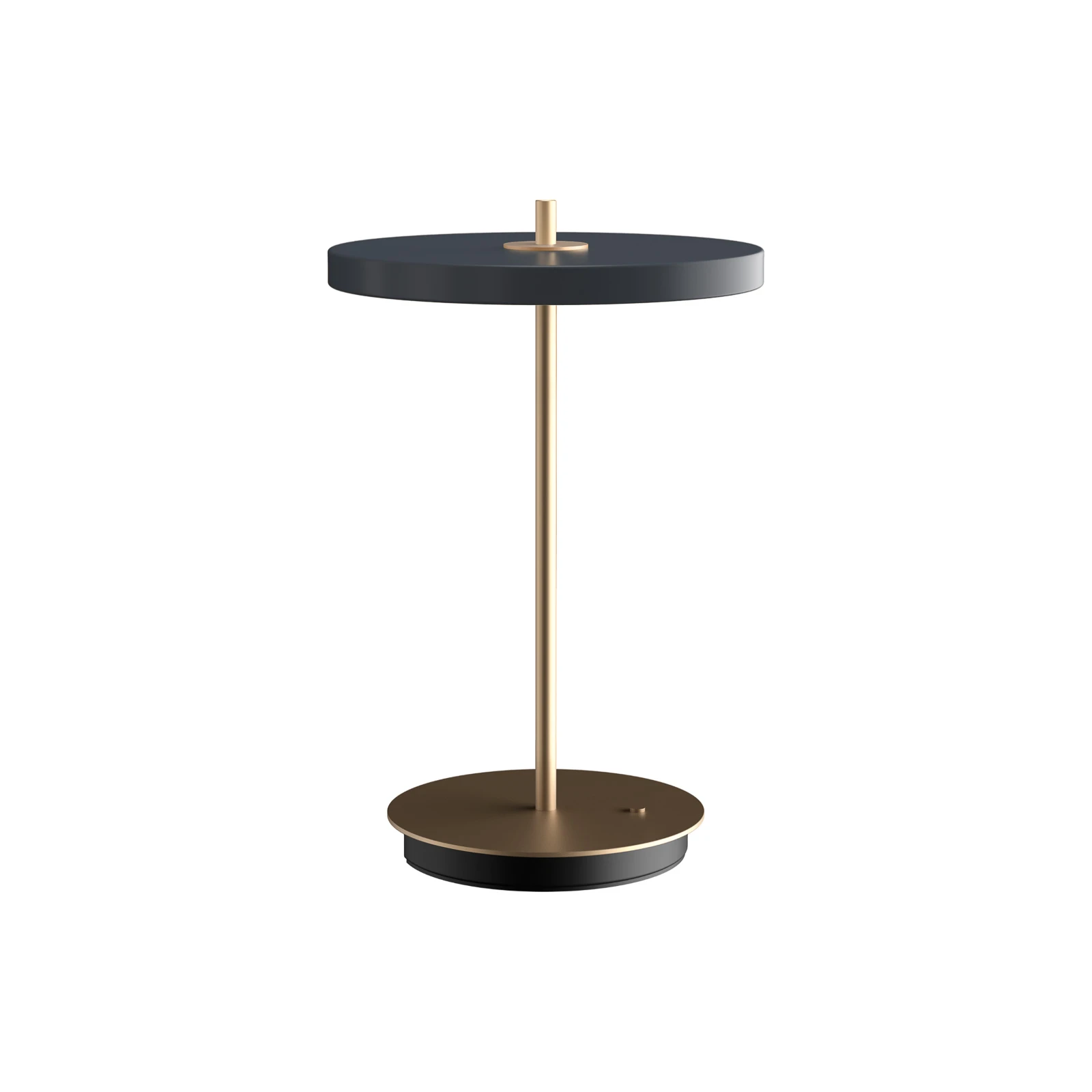 Lampe de table LED rechargeable UMAGE Asteria Move anthracite/laiton 31 cm