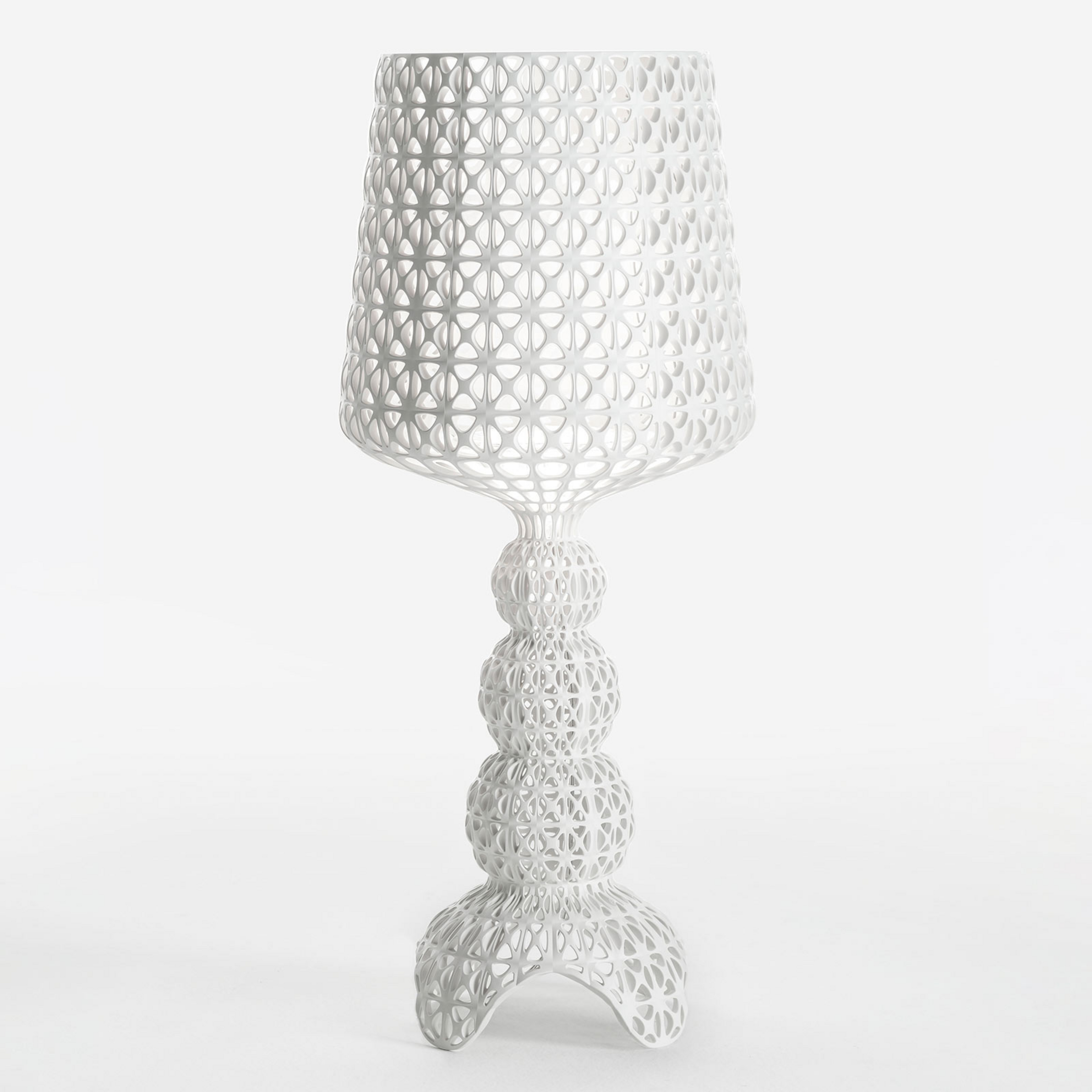 Kartell LED-Tischleuchte Mini Kabuki, weiß, Höhe 70 cm