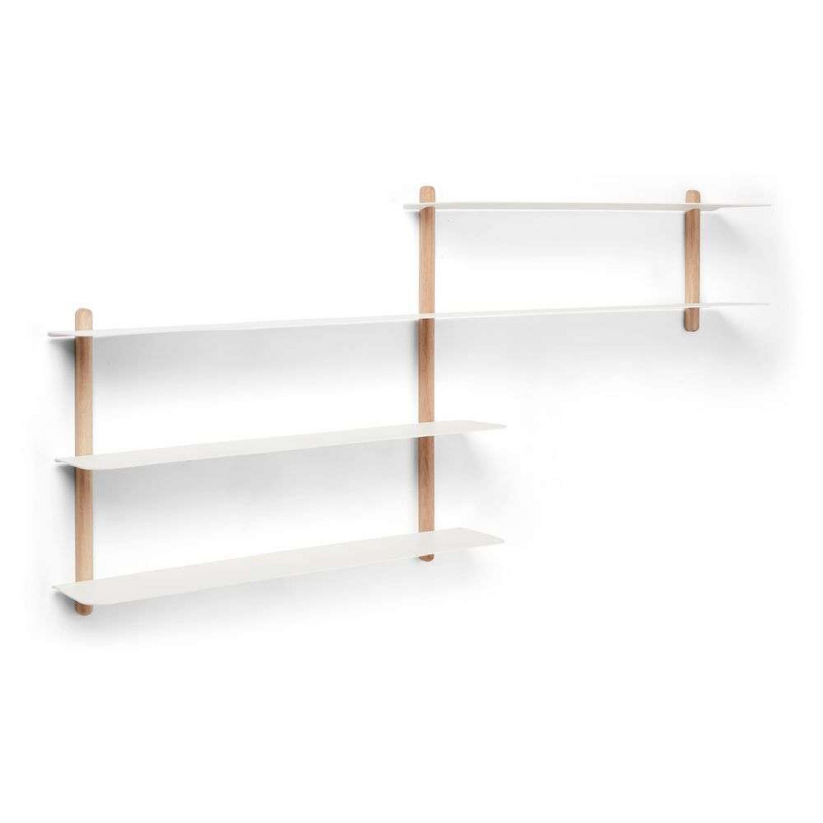 Nivo Shelf B Light Stejar/Alb - GEJST