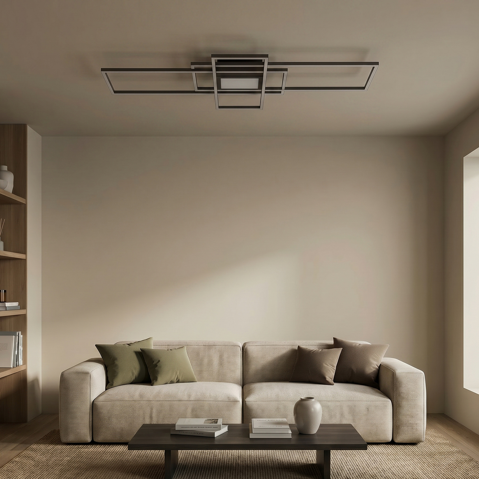 LED-Deckenlampe Irvine 3.000-6.500 K, anthrazit