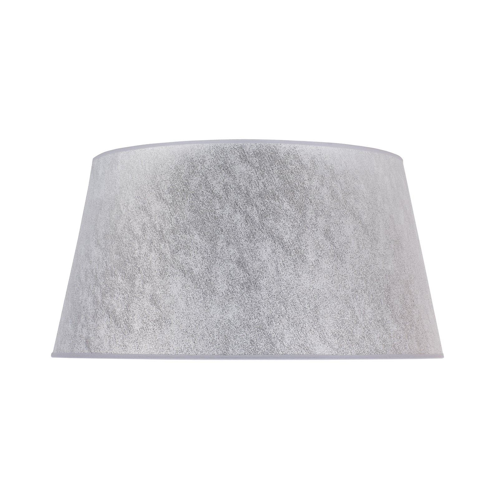 Cone lampshade height 25.5 cm, silver-metallised