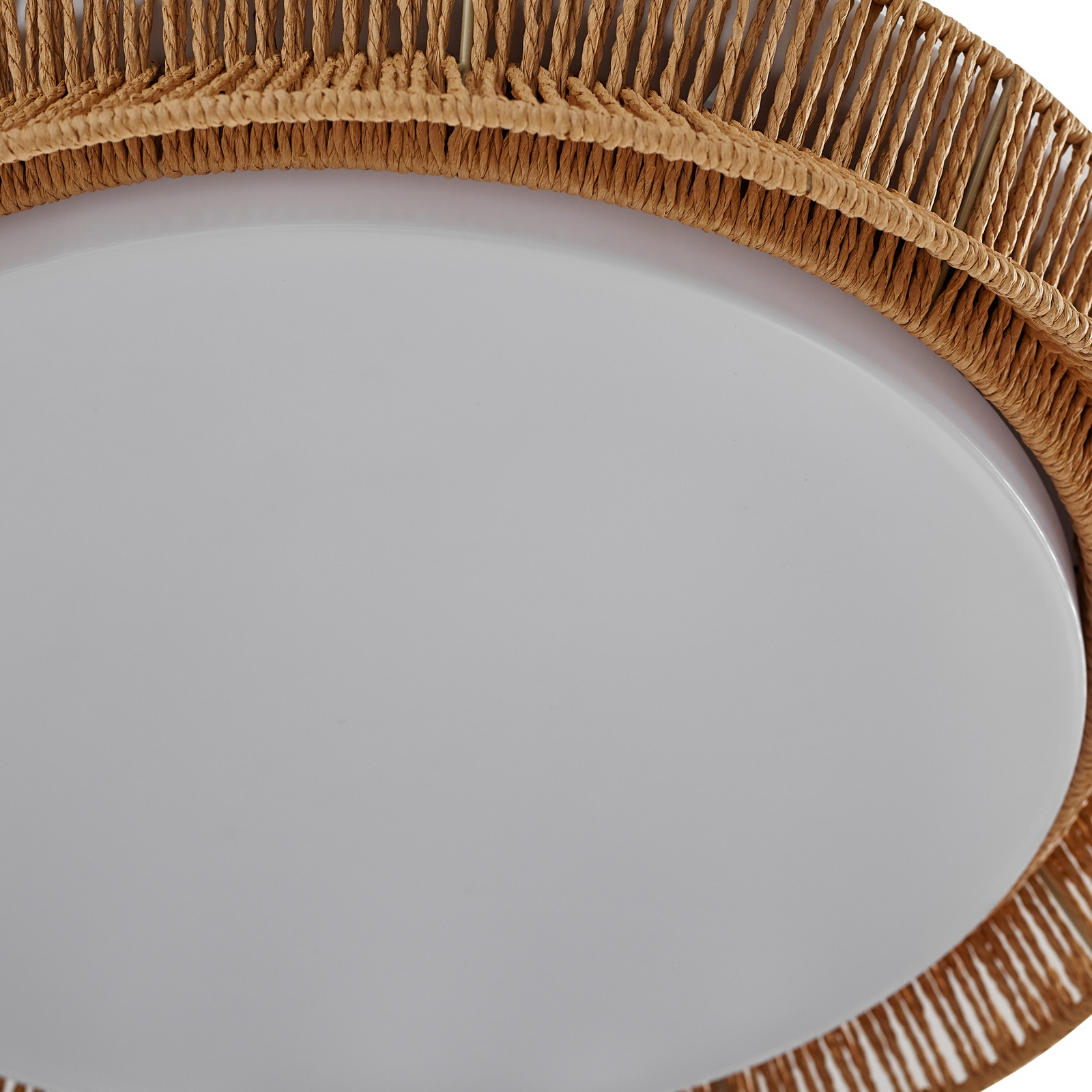 Lineta LED Kattotuuletin Valkoinen/Ruskea - Lucande