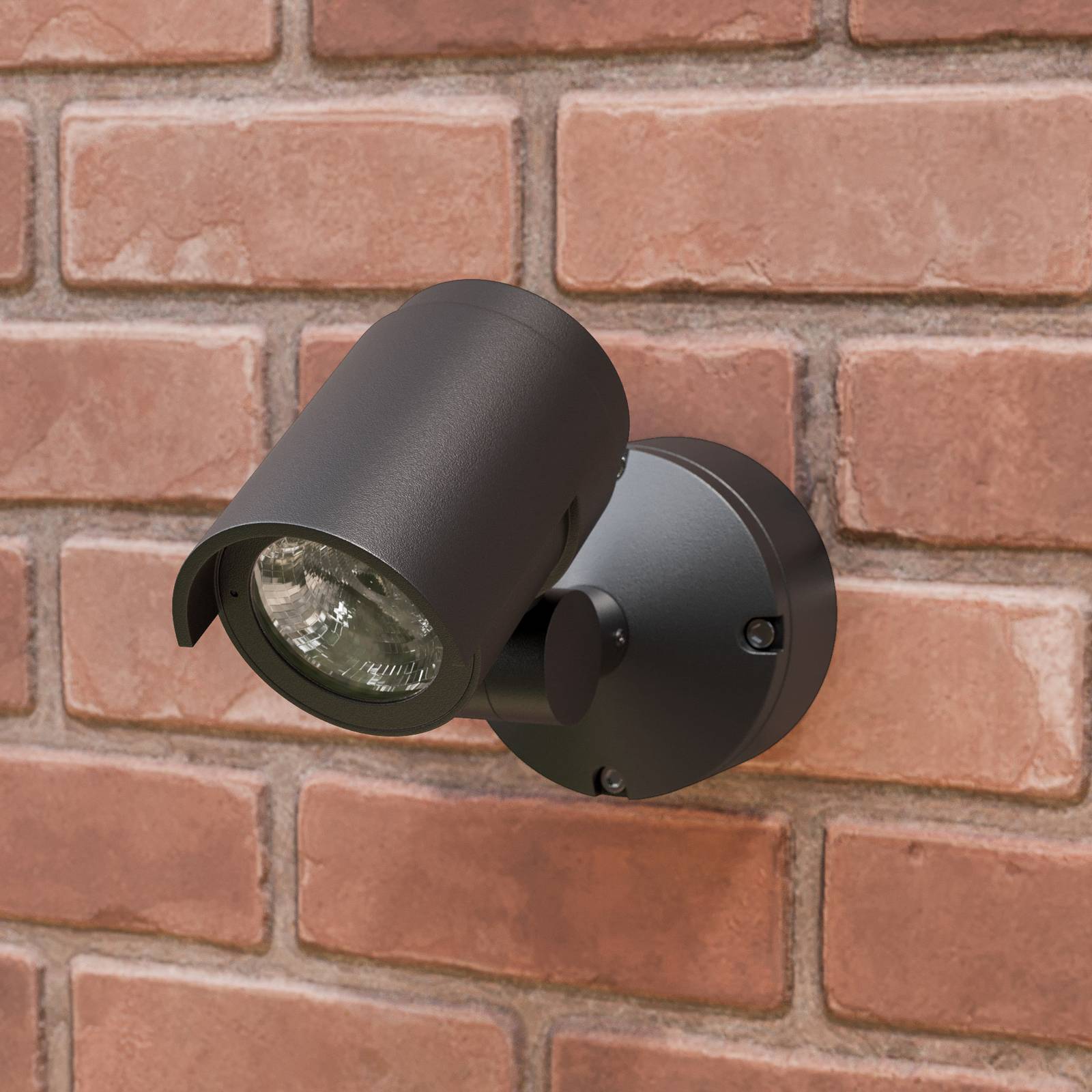 Lucande LED venkovní reflektor Beatrix tmavě šedý
