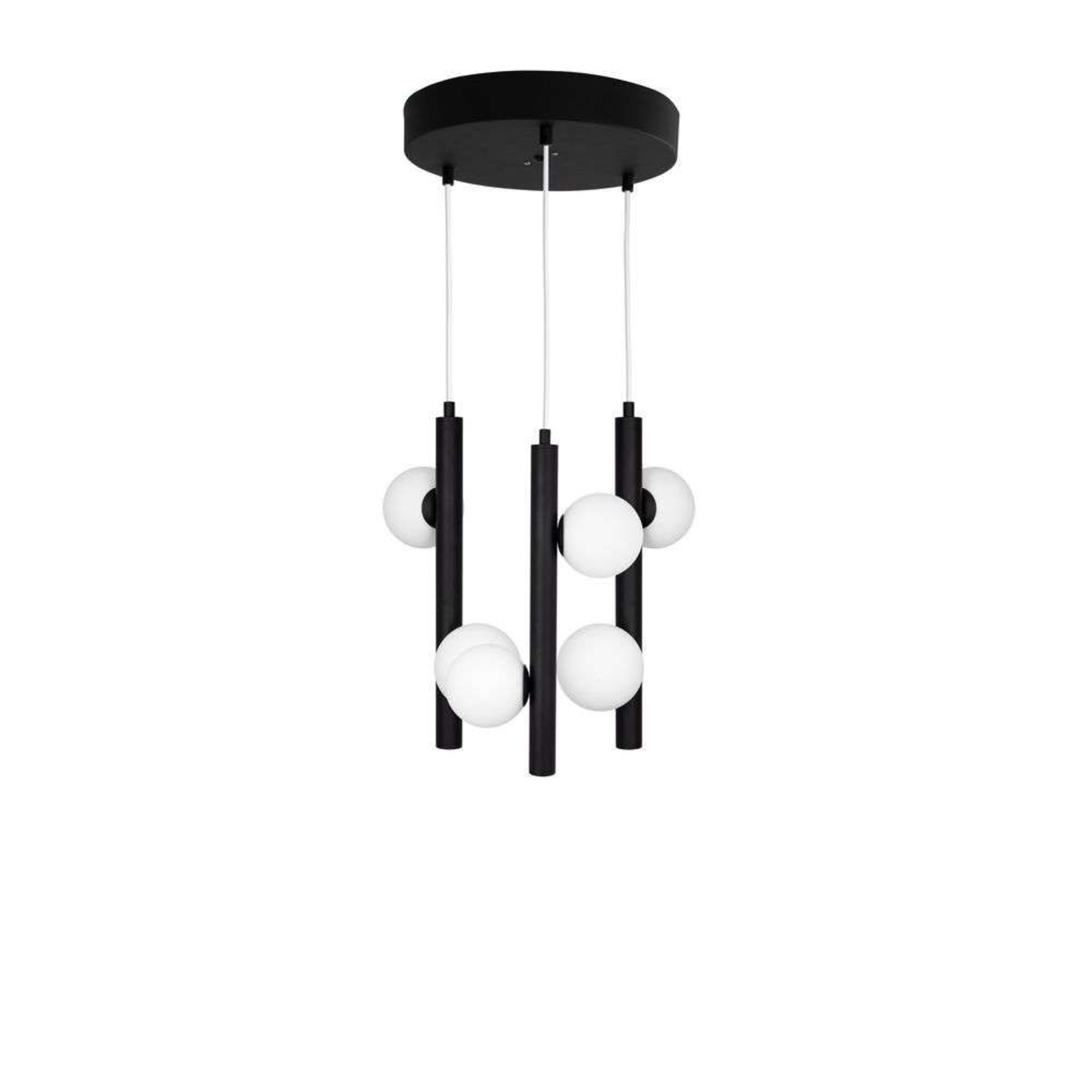 Pearl 3 Lustră Pendul Black - Globen Lighting