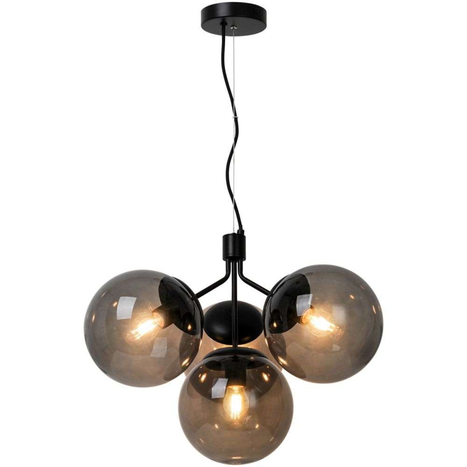 Ivona 4 Candeeiro Suspenso Black - Nordlux