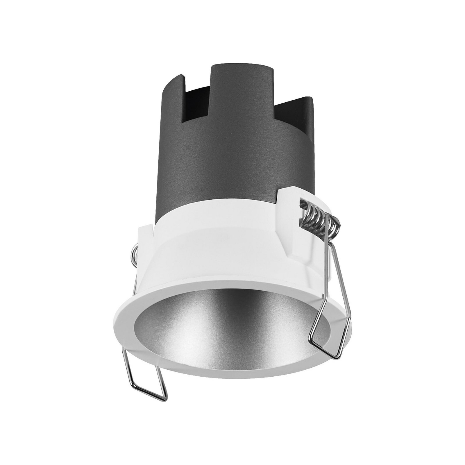 OSRAM LED-Einbauspot TWIST, weiß/silber, 840, Ø 7 cm, Metall