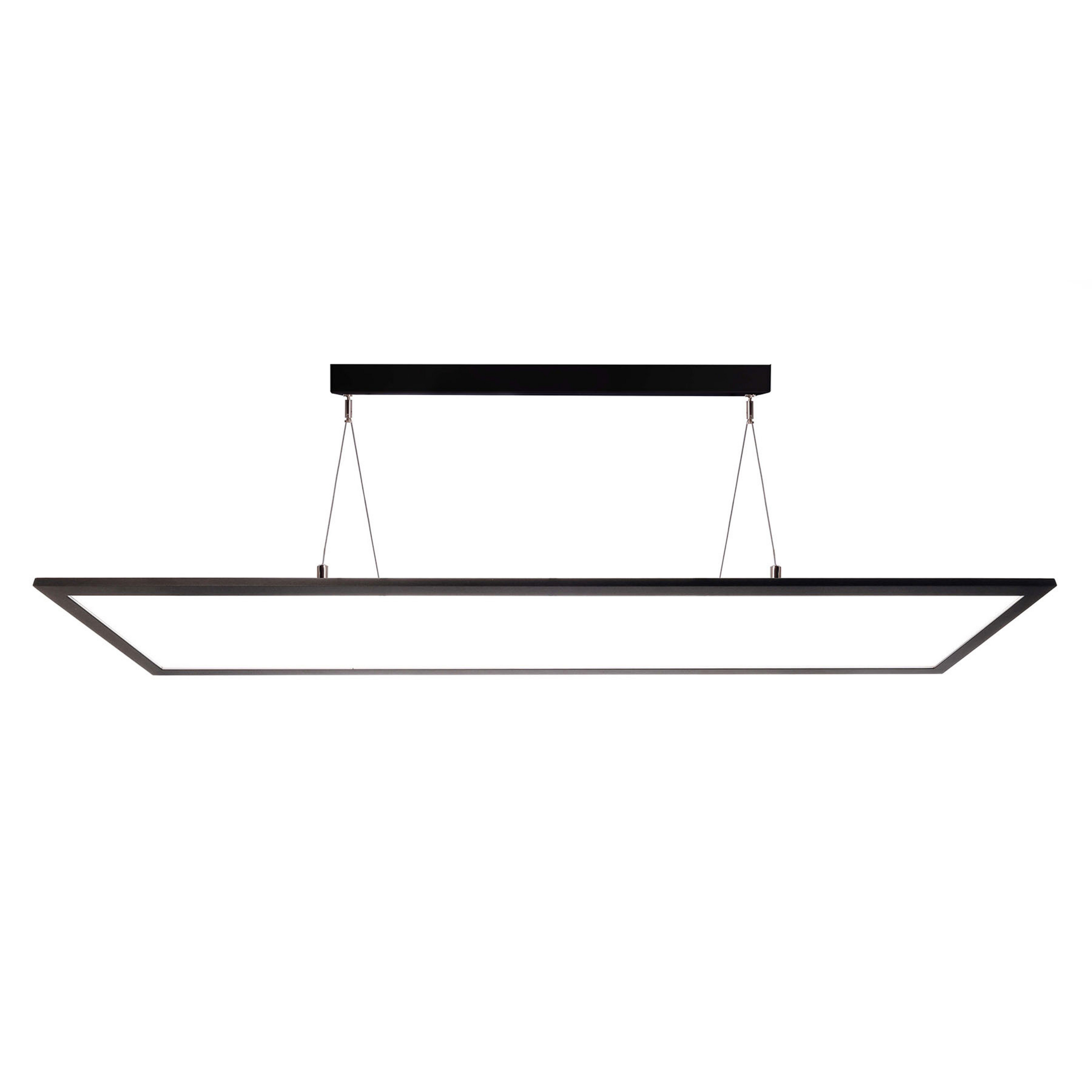 Suspension LED 3422 angulaire, dip-switch, noire