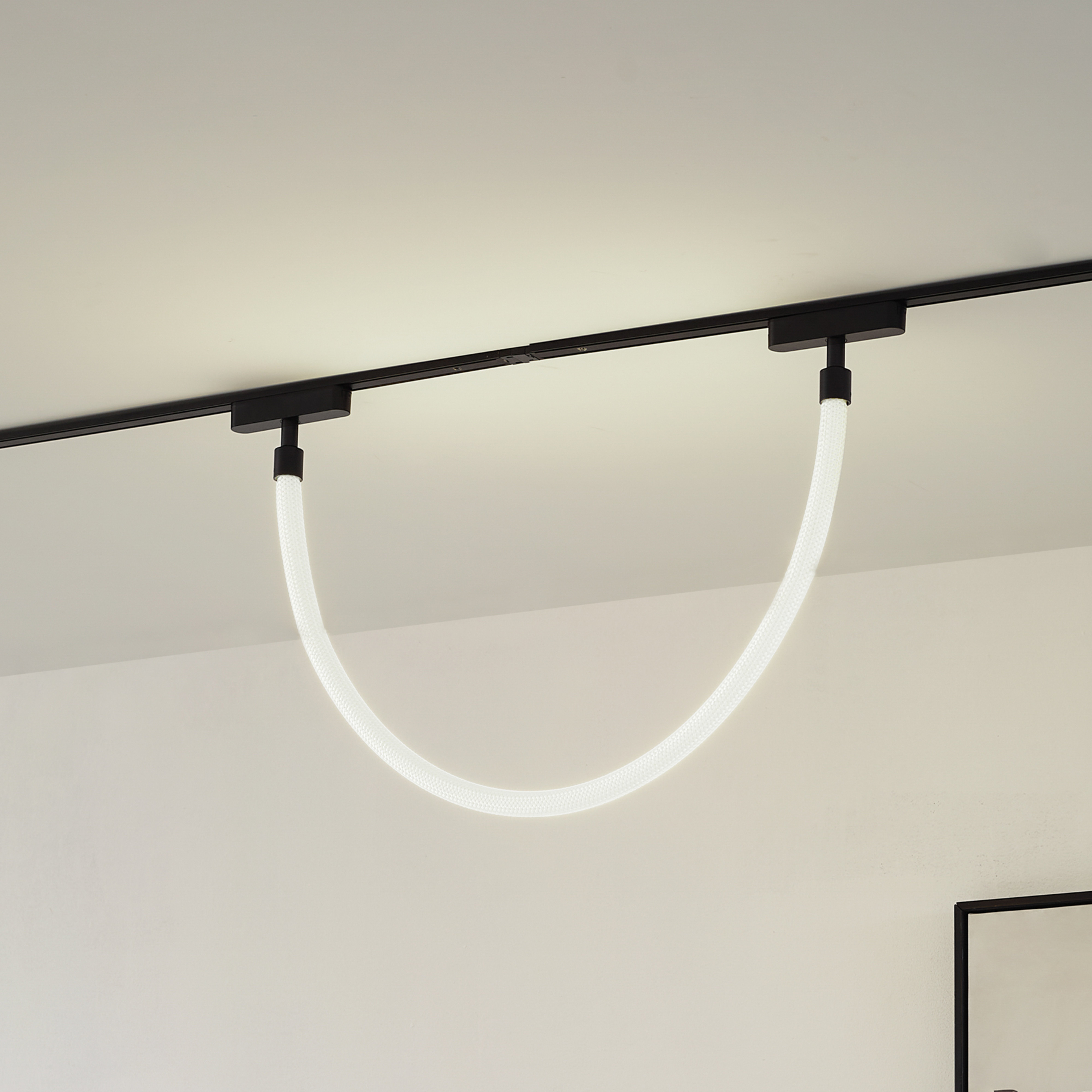 Lindby LED-Lichtschlauch Lumaro, Länge 100cm, Textil, 48V