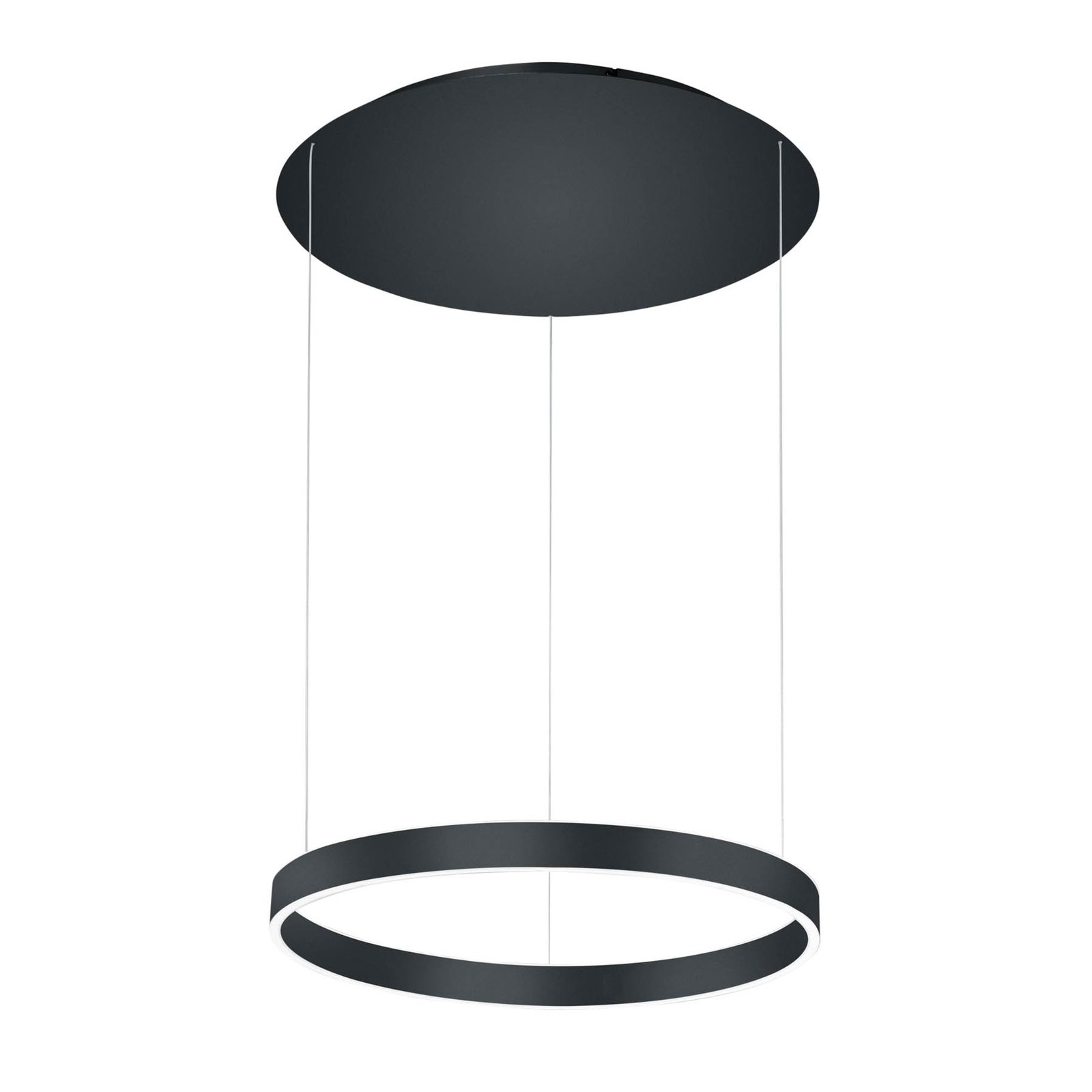 Delta LED pendant light, controllable