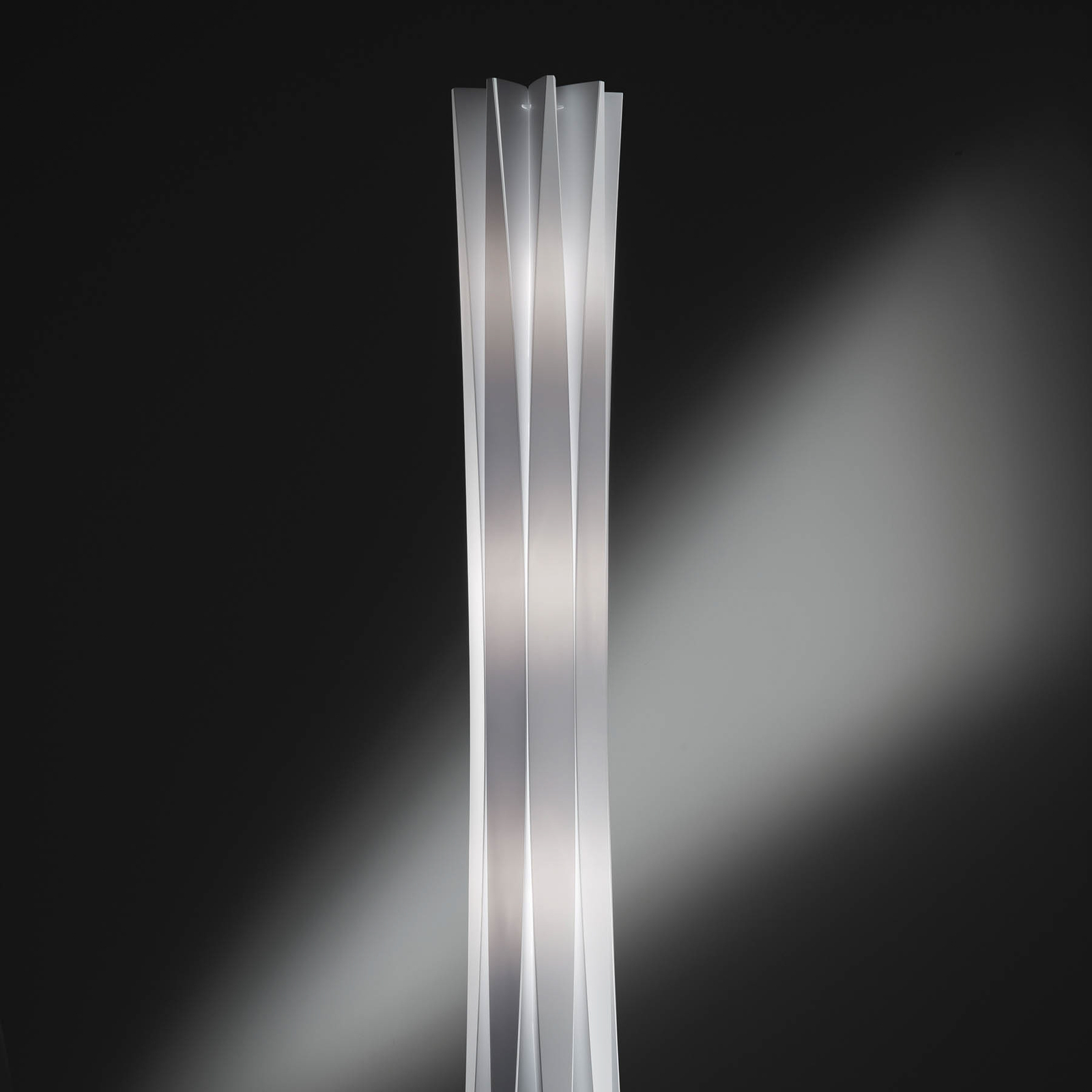 Stojacia lampa Slamp Bach, výška 184 cm, biela