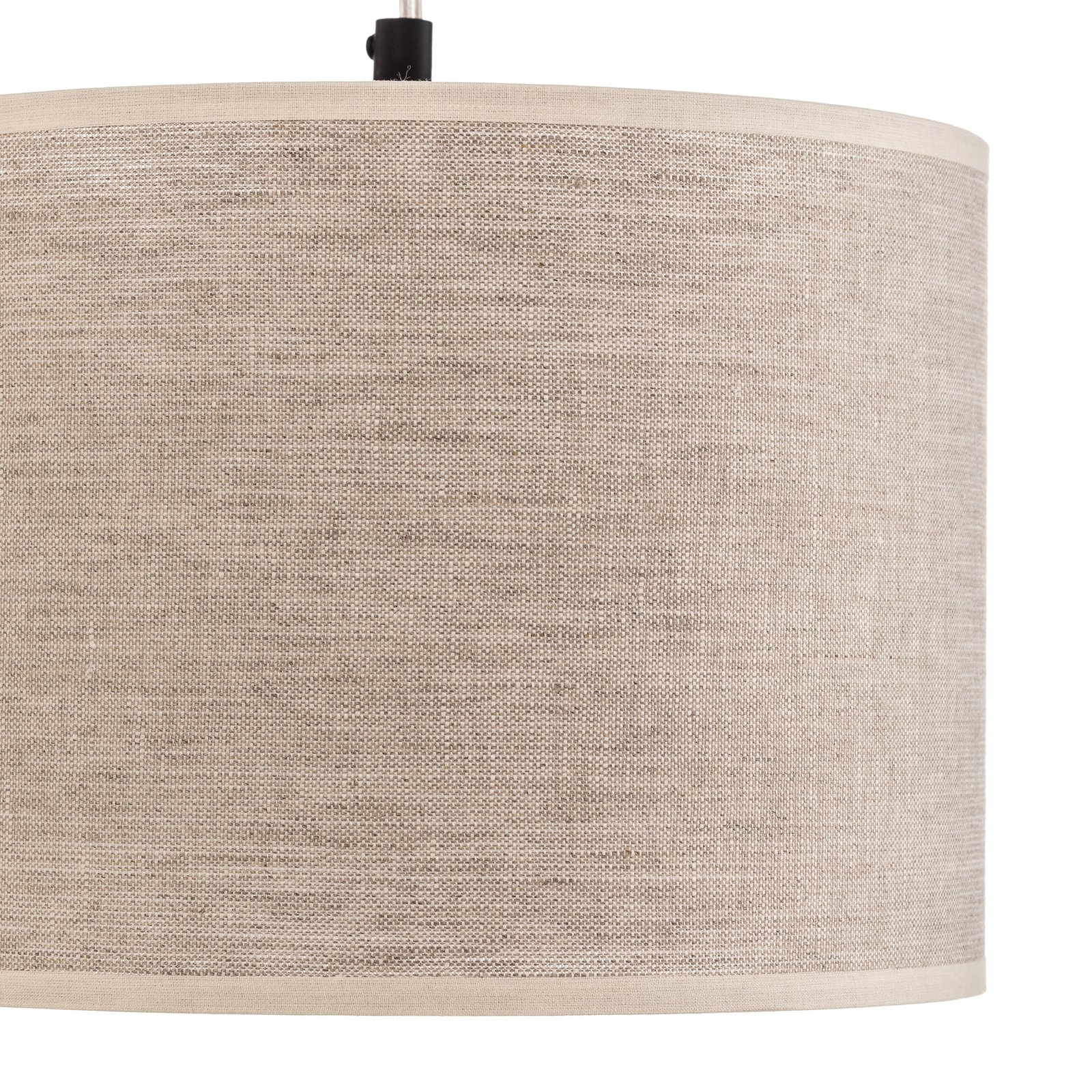 Canvas hanging light, canvas lampshades, 3-bulb