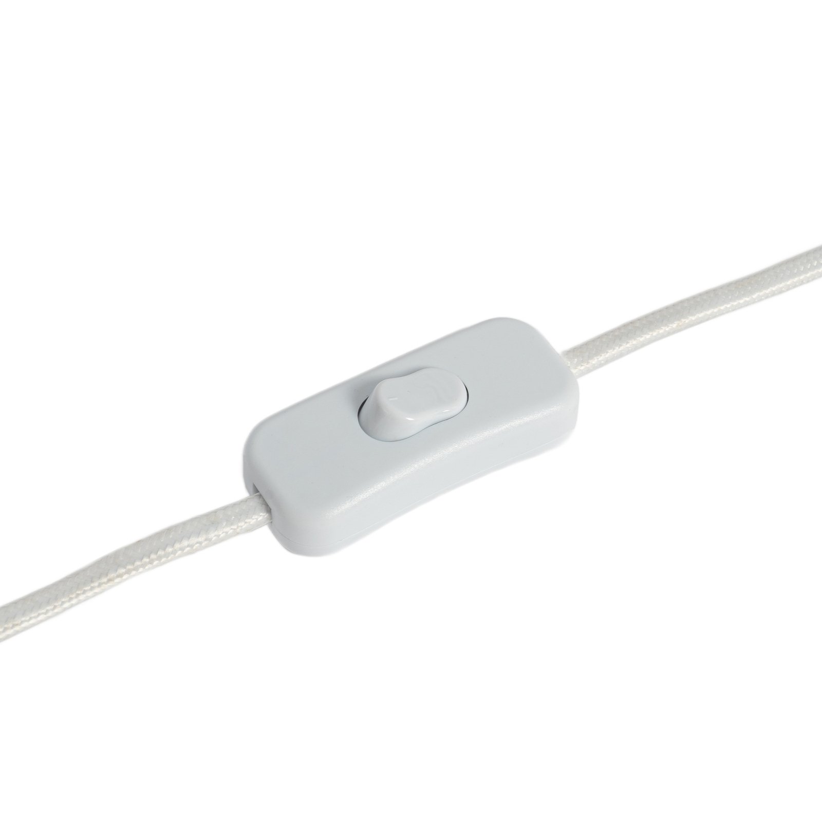 Lindby lampe à poser Aralena, blanc, métal, hauteur 26,5 cm